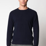 Girocollo con toppe a intarsio in lana e cashmere fin.12
