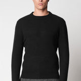 Girocollo rasato in cashmere effetto Teddy fin.7