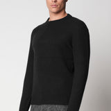 Girocollo rasato in cashmere effetto Teddy fin.7
