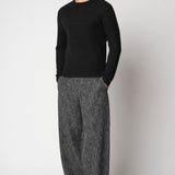 Girocollo rasato in cashmere effetto Teddy fin.7