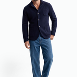 Giacca Blazer Uomo con 3 Tasche in Tessuto Velour Misto Lana