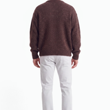 Maglia Girocollo Uomo in Misto Lana e Alpaca