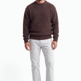 Maglia Girocollo Uomo in Misto Lana e Alpaca