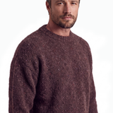 Maglia Girocollo Uomo in Misto Lana e Alpaca