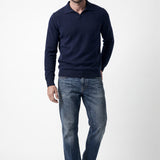 Polo a V in Lana e Cashmere Finezza 12