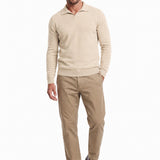 Polo a V in Lana e Cashmere Finezza 12