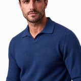 Polo a V in Lana e Cashmere Finezza 12