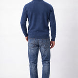 Polo a V in Lana e Cashmere Finezza 12