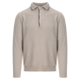 Polo bottoni in Lana e Cashmere Mouliné Finezza 7