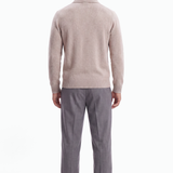 Polo bottoni in Lana e Cashmere Mouliné Finezza 7