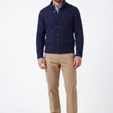 Giubbino a trecce in Lana e Cashmere Finezza 5