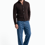 Giubbino a trecce in Lana e Cashmere Finezza 5