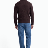 Giubbino a trecce in Lana e Cashmere Finezza 5