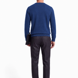 Girocollo rasato in lana Merino Extrafine finezza 14