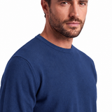 Girocollo rasato in lana Merino Extrafine finezza 14