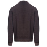 Cardigan glatt gestrickt aus extrafeiner Merinowolle, Feinheit 14