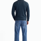 Extrafine Merino Wool Crewneck - Dark Blue