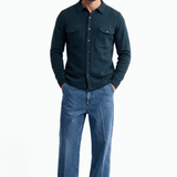 Extrafine Merino Wool Crewneck - Dark Blue