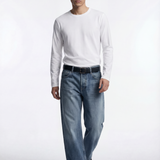 T-shirt uomo manica lunga 100% Cotone Regular Fit