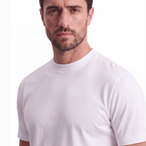 T-shirt uomo collo a costina 100% jersey Cotone Regular Fit