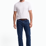 T-shirt uomo collo a costina 100% jersey Cotone Regular Fit