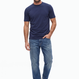 T-shirt uomo collo rollino 100% jersey Cotone Regular Fit