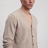 Long sleeve crew neck in dark blue cotton