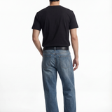 T-shirt uomo collo a costina 100% Cotone Regular Fit