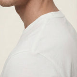 Long sleeve crew neck in dark blue cotton