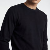 Maglione uomo girocollo Seta e Cotone leggero, regular fit